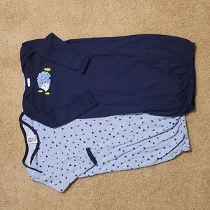 NWOT Gerber infant 0-6 month Gowns